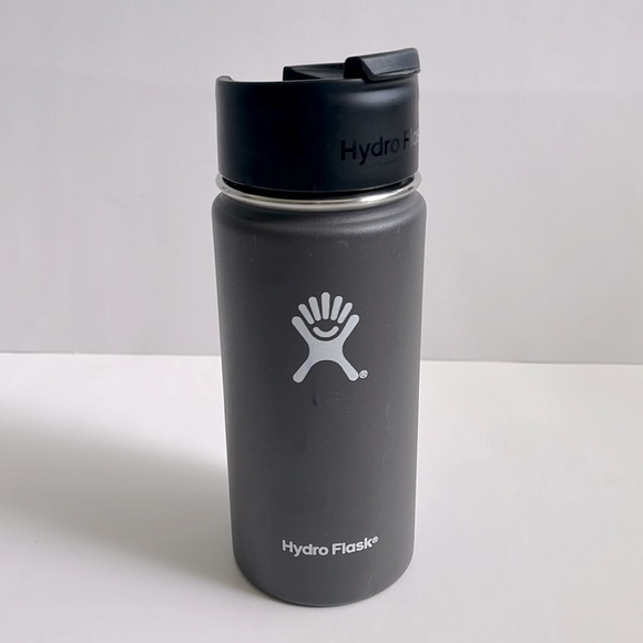 HYDRO FLASK 16 oz Wide Mouth Graphite Water Bottle